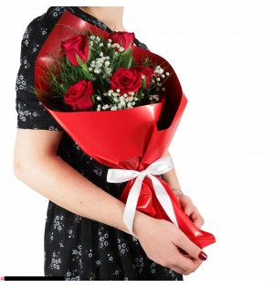 Çorlu Çiçekçi - 5 Gül Buketi